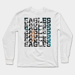 Philadelphia Eagles Mascot Long Sleeve T-Shirt